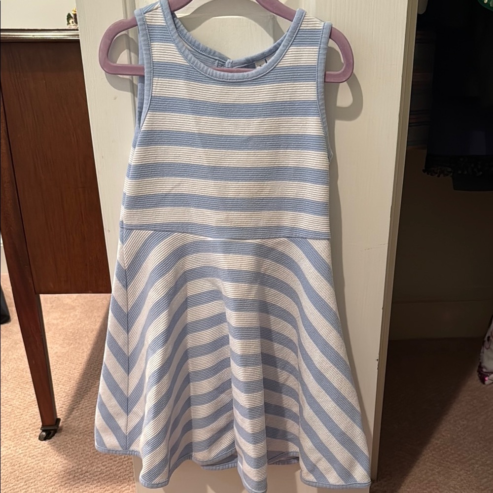 Janie and Jack Striped Blue and White Kids Dress